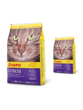 Pakiet Josera Culinesse Drób Łosoś Wymagające Koty 10 kg + Josera Culinesse Drób Łosoś Wymagające Koty 400 g GRATIS